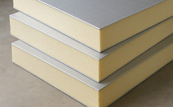 PIR plaat 2-zijdig aluminium